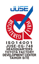 ISO 14001 JUSE-EG-748 HEADQUARTERS TOYOTA FACTORY DEVELOPMENT CENTER TAIHOH SITE