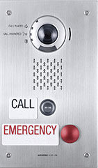 Video door station with emergency call buttont of IX system