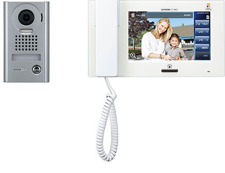 Video door station and master interocm station with monitor