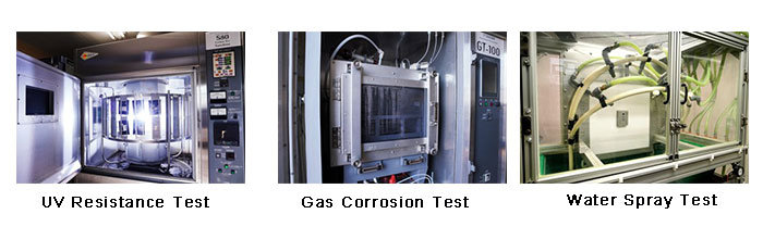 UV Resistance Test,Gas Corrosion Test,Water Resistant Test