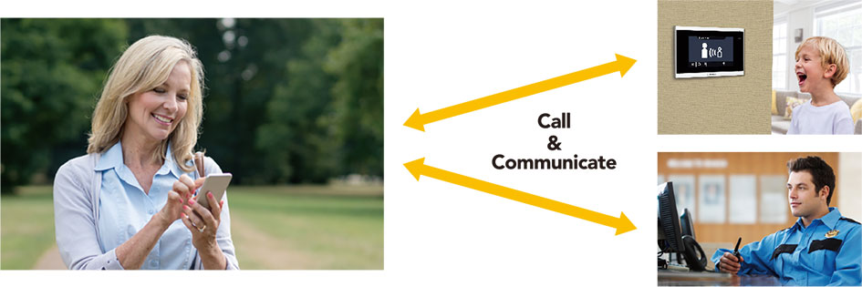 Calling and communicating from Intercom App image