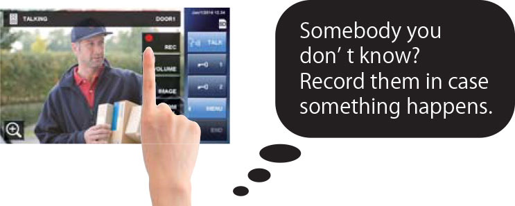 Record outside disturbances by pushing the manual record button.